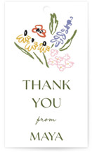 Spring Bridal Shower Favor Tags