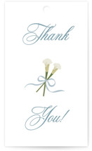 Lilly Bow Bridal Shower Favor Tags