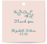 Floral Lace Bridal Shower Favor Tags