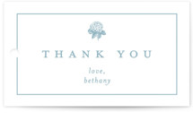 Hydrangea bloom Bridal Shower Favor Tags