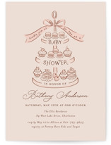 Tea Party Baby Shower Invitations