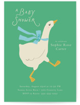 Goose Baby Shower Invitations