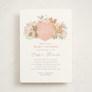 Banner announcement Baby Shower Invitations