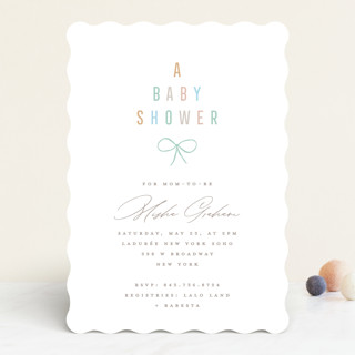 coulis Baby Shower Invitations