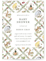 Disney Rabbit's Garden Baby Shower Invitations