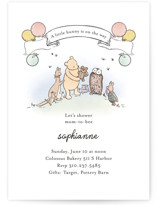 Disney's Winnie the Pooh Mom to Bee Baby Shower Invitations