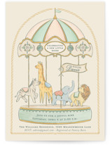 Carousel of Sweet Beginnings Baby Shower Invitations