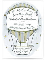 Hot Balloon Baby Shower Invitations