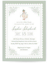 Story Book Frame Baby Shower Invitations