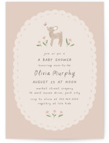 Woodland Fawn Baby Shower Invitations
