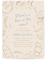 Bun in the oven Baby Shower Invitations
