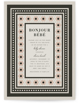 Bebe Bistro Baby Shower Invitations