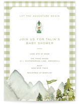 Woodland Baby Shower Baby Shower Invitations