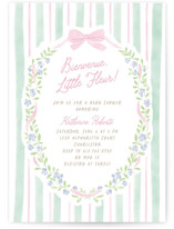 Little fleur Baby Shower Invitations