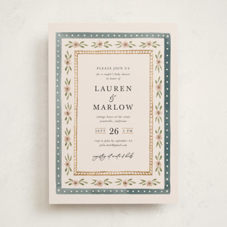 Americana Baby Shower Invitations