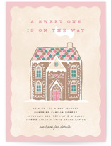 Holiday Greetings Baby Shower Invitations