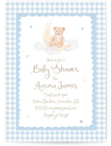 Dreamy Bear Baby Shower Invitations