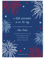 Americana Baby Shower Invitations