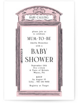 Baby Calling Baby Shower Invitations