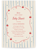 Apple of My Eye Baby Shower Invitations