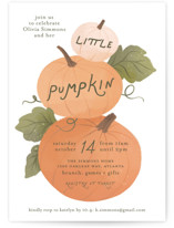 Pumpkin Patch Baby Shower Invitations