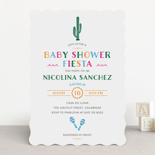 fun fiesta Baby Shower Invitations