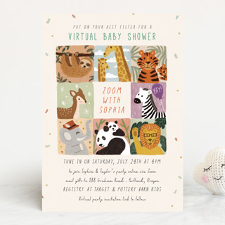 Party Conference Baby Shower Invitations