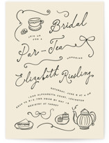 Vintage Par-tea Bridal Shower Invitations