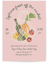 Farmer's Market Bridal Shower Invitations