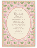 Botanical maximalism Bridal Shower Invitations