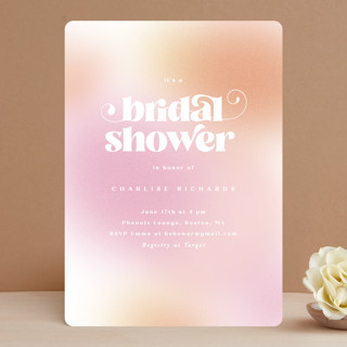 Champagne Pop Bridal Shower Invitations