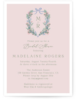 Bed of Roses Bridal Shower Invitations