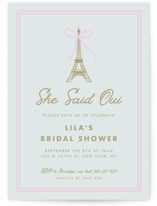 Ooh La La Bridal Shower Invitations