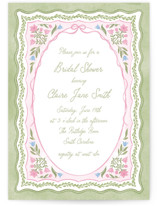 Folk Garden Bridal Shower Invitations