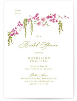 Cascading Florals Branch Bridal Shower Invitations
