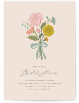 floral bouquet Bridal Shower Invitations