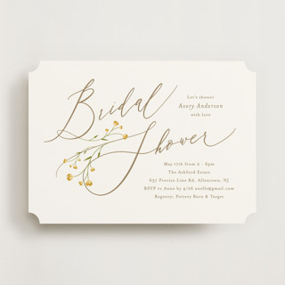 Love is Blooming Bridal Shower Invitations