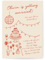 Party On! Bridal Shower Invitations