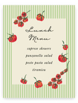 Baby Shower Menu Signs