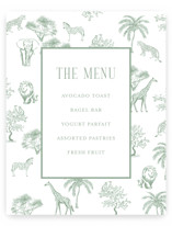 Baby Shower Menu Signs