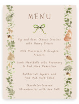 Baby Shower Menu Signs