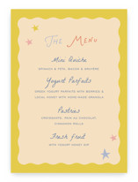 On the way Baby Shower Menu Signs
