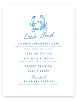Coastal Baby Baby Shower Menu Signs