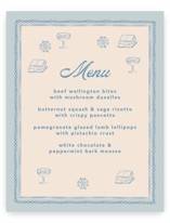 Après Ski Baby Shower Menu Signs