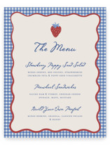 So Berry Sweet Baby Shower Menu Signs