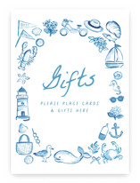 Coastal Baby Baby Shower Party Signs