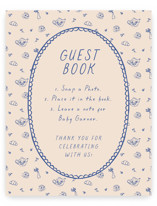 Doodle Tea Party Baby Shower Party Signs