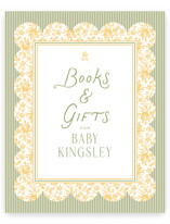 Nostalgic Baby Shower Party Signs