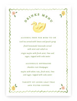 Wave Baby Shower Bar Signs