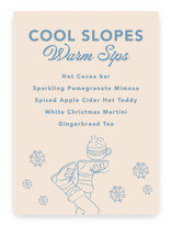 Après Ski Baby Shower Bar Signs